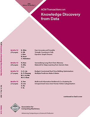 ACM Transactions on Knowledge Discovery from Data